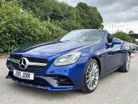 Used Mercedes SLC180 AMG line 2017 Blue Cabriolet