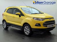 Used Ford Ecosport Zetec 112 HP (82 kW) 2015 Yellow SUV