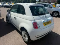 Used Fiat 500 Lounge 85 HP (62 kW) 2012 White Hatchback