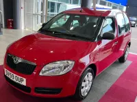 Used Skoda Roomster Drive 70 HP (51 kW) 2009 Red MPV
