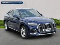 Used Audi Q5 Sportback S-Line 2022 Blue SUV