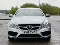 Used Mercedes E220 AMG line 2015 Silver Coupe
