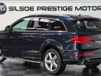 Begagnad Audi Q7 S-Line 2010 Blå SUV