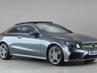 Used Mercedes E220 AMG Line Premium 194 HP (142 kW) 2018 Grey Coupe