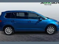 Used VW Touran SEL 150 HP (110 kW) 2018 Blue MPV