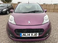 Used Peugeot 107 Active 68 HP (50 kW) 2014 Purple Hatchback