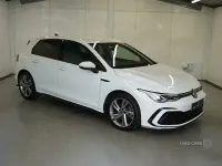 Used VW Golf VII R-line 150 HP (110 kW) 2020 White Hatchback