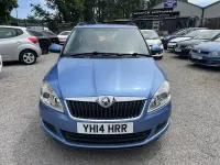 Used Skoda Fabia SE 75 HP (55 kW) 2014 Blue Estate