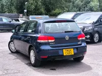 Used VW Golf VI 105 HP (77 kW) 2011 Blue Hatchback