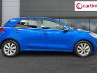 Used Kia Rio 118 HP (86 kW) 2022 Blue Hatchback