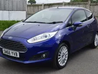Used Ford Fiesta Zetec 82 HP (60 kW) 2016 Blue Hatchback