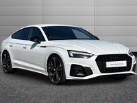 Used Audi A5 Black Edition 204 HP (150 kW) 2022 Glacier white Coupe