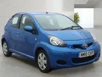 Used Toyota Aygo 68 HP (50 kW) 2010 Blue Hatchback