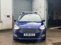 Used Ford Grand C-Max Titanium 125 HP (91 kW) 2016 Blue MPV