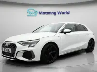 Used Audi A3 Sportback S-Line 150 HP (110 kW) 2021 White Hatchback