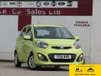 Used Kia Picanto 85 HP (62 kW) 2014 Green Hatchback