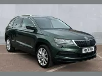 Used Skoda Karoq SE L 150 HP (110 kW) 2018 Emerald green SUV