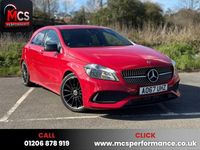 Used Mercedes A160 AMG line 102 HP (75 kW) 2017 Red Hatchback