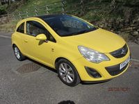 Used Vauxhall Corsa Active 2012 Yellow Hatchback