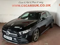 Used Mercedes A180 AMG line 116 HP (85 kW) 2019 Black Hatchback