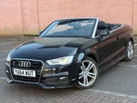 Used Audi A3 Cabriolet S-Line 2015 Black Cabriolet
