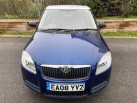 Used Skoda Fabia 60 HP (44 kW) 2008 Blue Hatchback