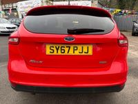 Used Ford Focus Zetec 2017 Red Hatchback
