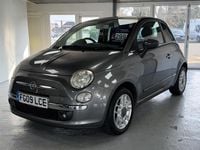 Used Fiat 500 Sport 69 HP (50 kW) 2009 Grey Cabriolet