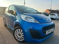 Used Peugeot 107 Access 67 HP (49 kW) 2013 Blue Hatchback