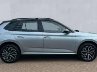 New Skoda Kamiq Design Edition 95 HP (69 kW) 2026 Smokey silver metallic black magic pearl effect SUV