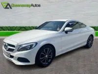 Used Mercedes C220 170 HP (125 kW) 2016 White Coupe