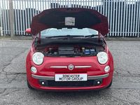 Used Fiat 500 Lounge 69 HP (50 kW) 2010 Red Hatchback