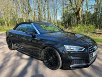 Begagnad Audi A5 Cabriolet S-Line 252 HK (185 kW) 2017 Svart Cab