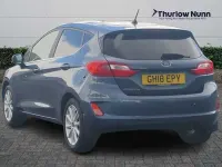 Used Ford Fiesta Titanium 100 HP (73 kW) 2018 Blue Hatchback