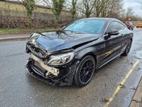 Used Mercedes C250 AMG line 2016 Black Coupe