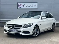 Begagnad Mercedes C350e Premium Plus 2016 Vit Kombi