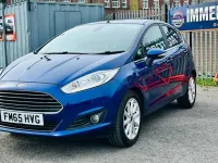 Używany Ford Fiesta Titanium 95 KM (69 kW) 2016 Niebieski Hatchback