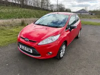 Used Ford Fiesta Zetec 2010 Red Hatchback