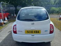 Used Nissan Micra N-TEC 2010 White Hatchback
