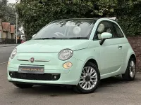 Second-hand Fiat 500C Lounge 2015 Smooth mint Cabrio