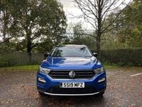 Used VW T-Roc Design 115 HP (84 kW) 2019 Blue SUV
