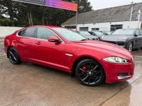 Begagnad Jaguar XF Luxury 2012 Röd Sedan
