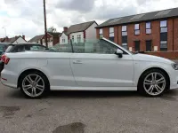 Used Audi A3 Cabriolet S-Line 150 HP (110 kW) 2015 White Cabriolet