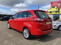 Used Ford Grand C-Max Titanium 120 HP (88 kW) 2018 Red MPV