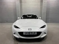 Used Mazda MX5 Inclusive 160 HP (117 kW) 2018 White Cabriolet