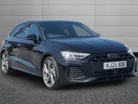 Used Audi A3 Black Edition 150 HP (110 kW) 2025 Mythos black Hatchback