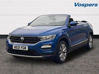 Used VW T-Roc Cabriolet Design 110 HP (80 kW) 2021 Blue Cabriolet