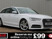 Used Audi A6 S-Line 218 HP (160 kW) 2016 White Estate
