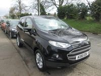 Used Ford Ecosport Zetec 112 HP (82 kW) 2016 Black SUV