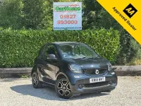 Used Smart ForTwo Coupé Pure 71 HP (52 kW) 2018 Black Coupe